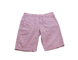 J. Crew Shorts Men's Size 34 Red White Gingham Plaid Check Flat Front Chino